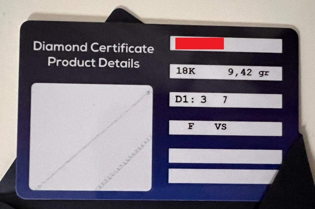 Foto 5 van Tennis armband met 3,7ct F/VS-diamanten + certificaat!