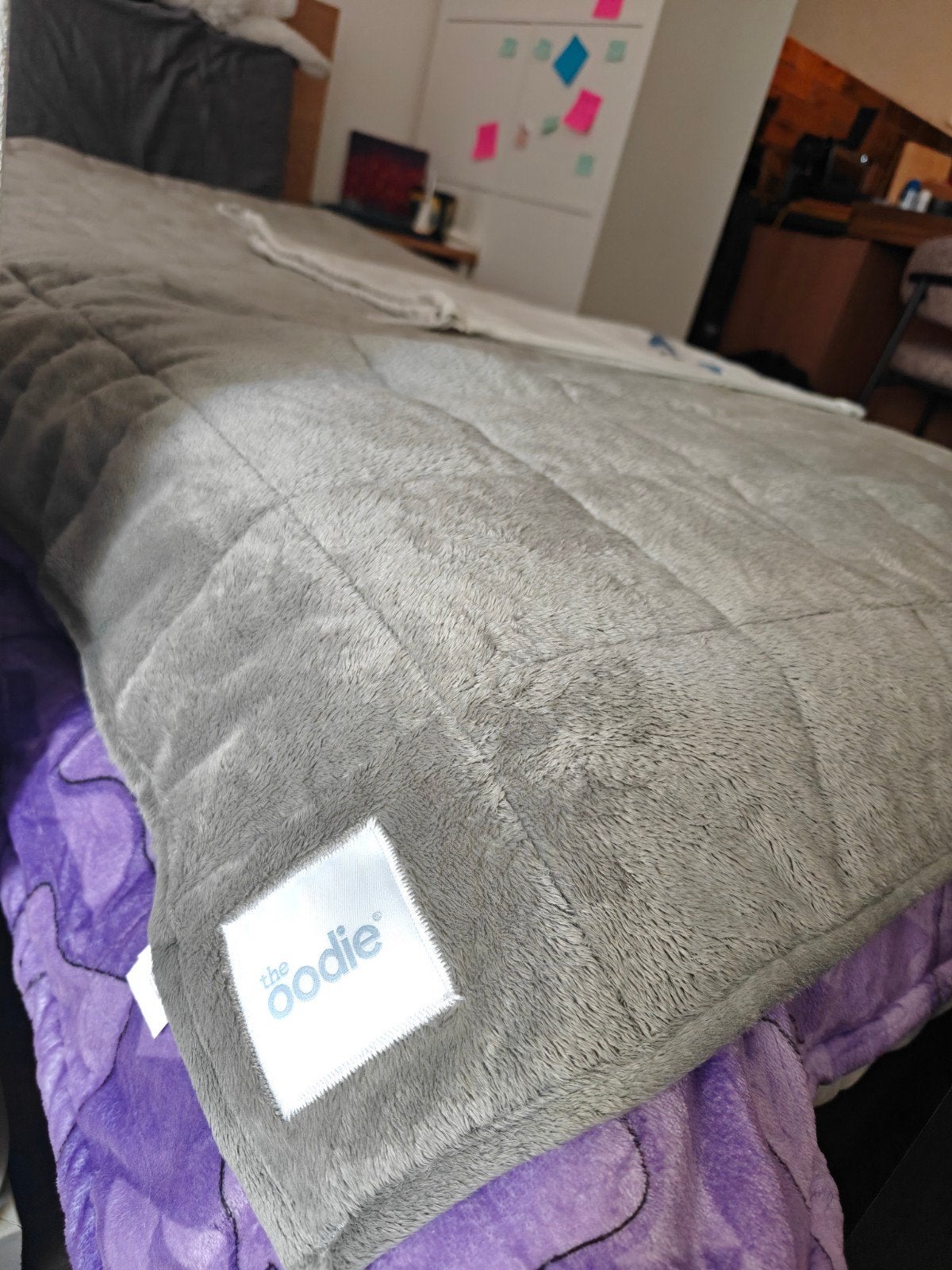 Oodie verzwarings deken weighter blanket 6.8 kg, Ophalen, Eenpersoons, Grijs, Deken of Dekbed