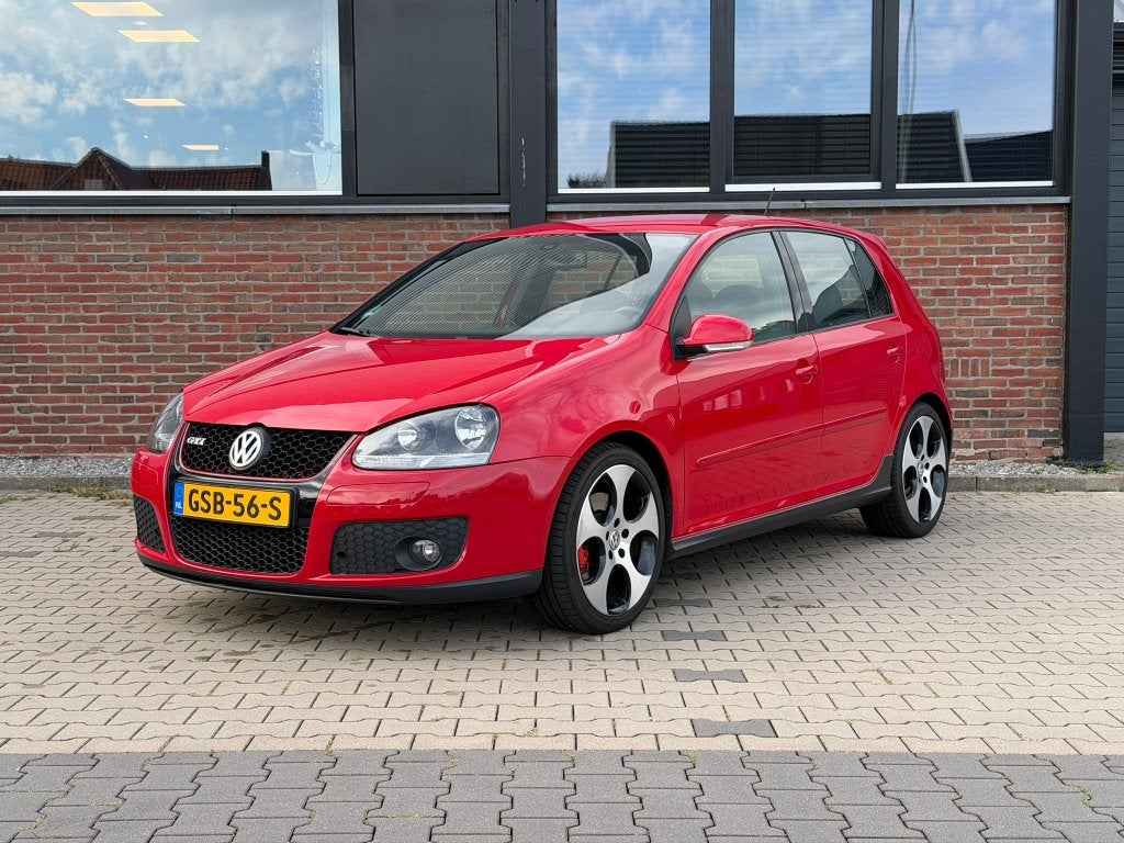 Volkswagen Golf 2.0 GTI 147KW 3D 2007 Rood, Auto's, 4 cilinders, Parkeersensor, Handgeschakeld, Hatchback