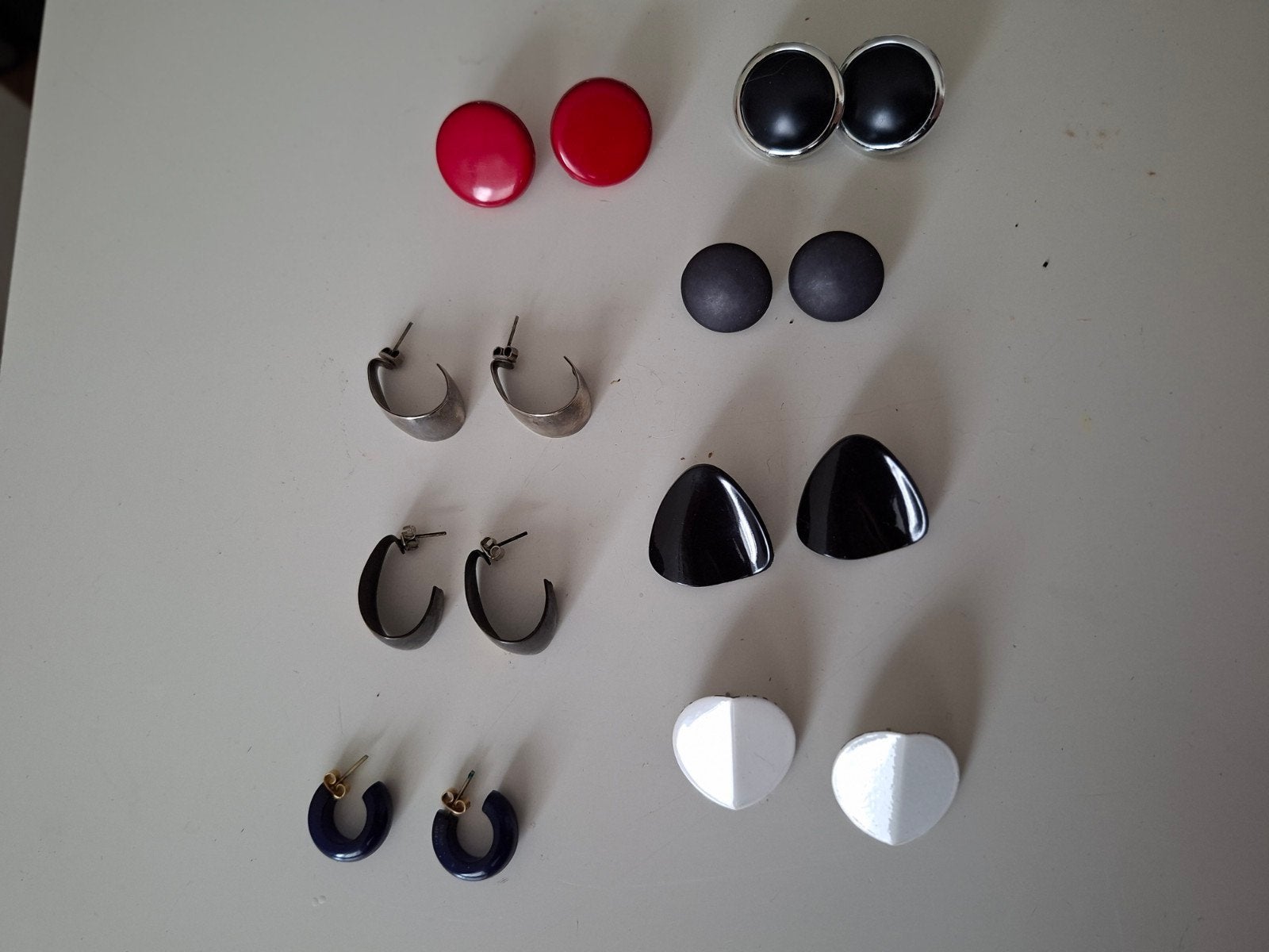vintage oorbellen, Overige materialen, Gebruikt, Overige kleuren, Ophalen of Verzenden