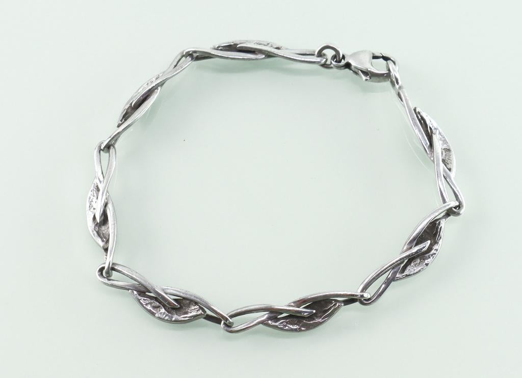 Handgemaakte zilveren armband Sueno, Sieraden, Tassen en Uiterlijk, Ophalen of Verzenden, Zilver, Armband