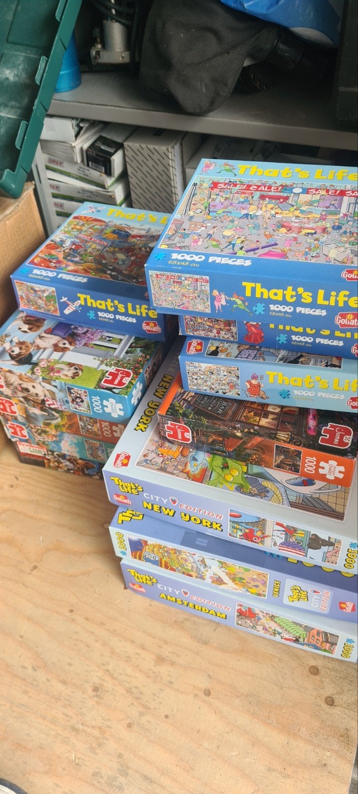 puzzel, Ophalen, 500 t/m 1500 stukjes, Zo goed als nieuw