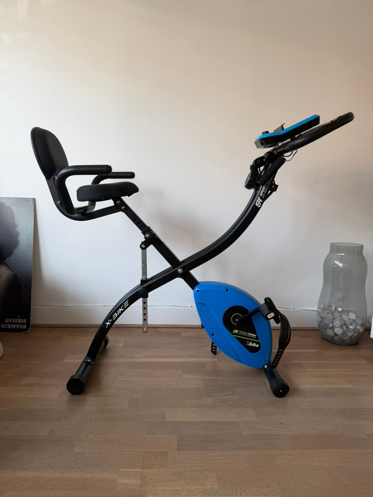 Hometrainer, Ophalen, Aluminium, Zo goed als nieuw, Hometrainer
