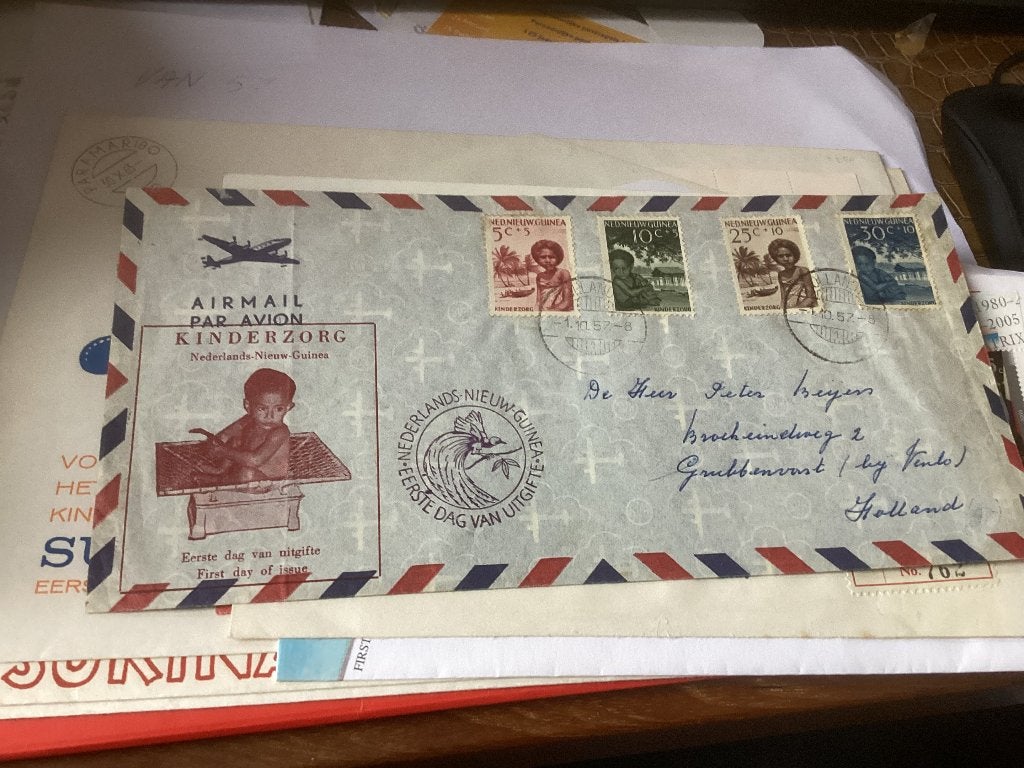 No5392 Nieuw Guinea Voorloper 1-10-1957Heb ook Nederland jaa, Postzegels en Munten, Ophalen, Onbeschreven, Rest van de wereld