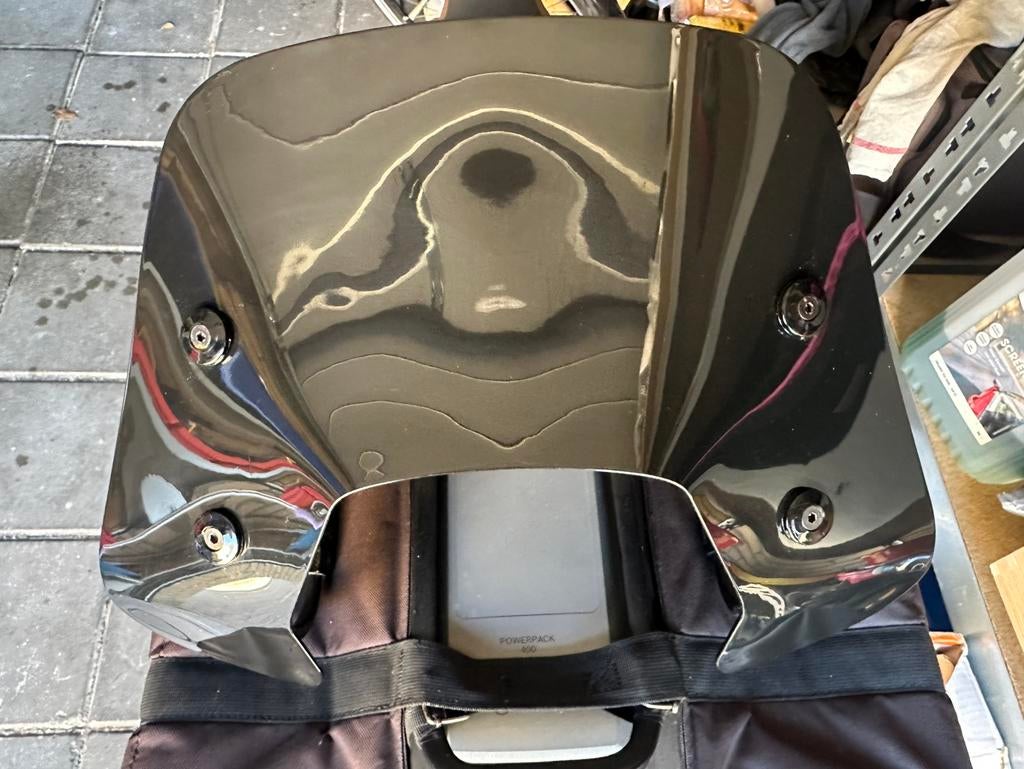 Windscherm Vespa Sprint - Zwart Smoke, Fietsen en Brommers, Brommeronderdelen | Snorfietsen, Ophalen of Verzenden, Gebruikt, Overige typen
