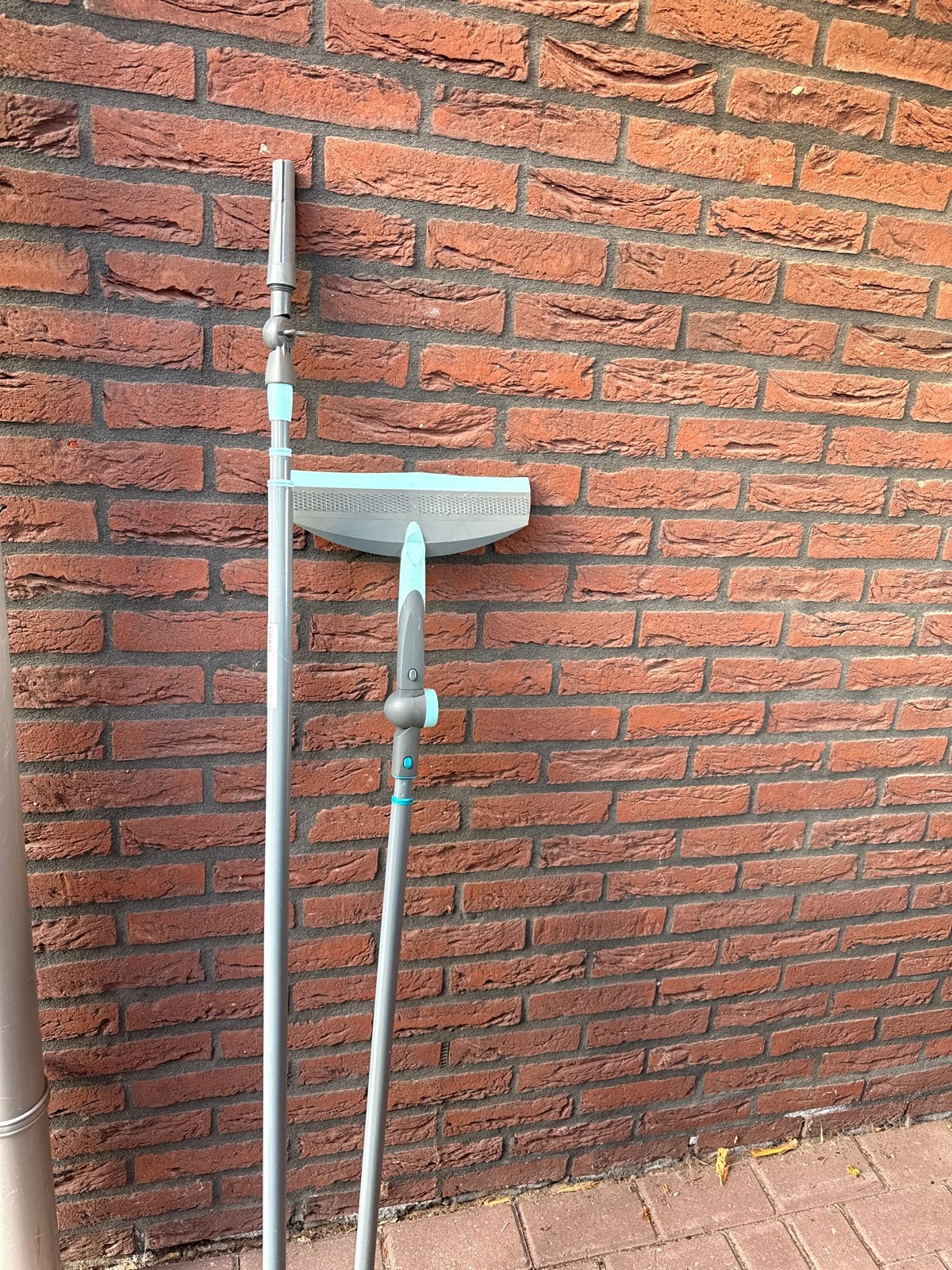 Telescoopsteel met raamwisser - 3x120 cm, Ophalen, Raamwisser of Trekker