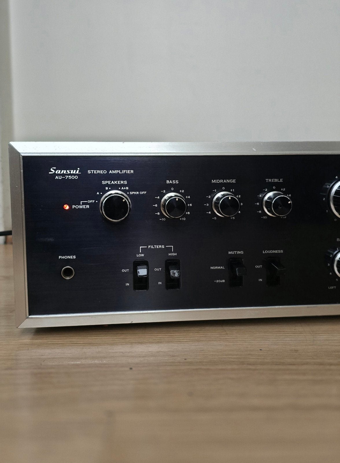 Sansui AU-7500 Stereo Versterker - Vintage Hifi, Audio, Tv en Foto, Versterkers en Receivers, Overige merken, Gebruikt, Ophalen of Verzenden