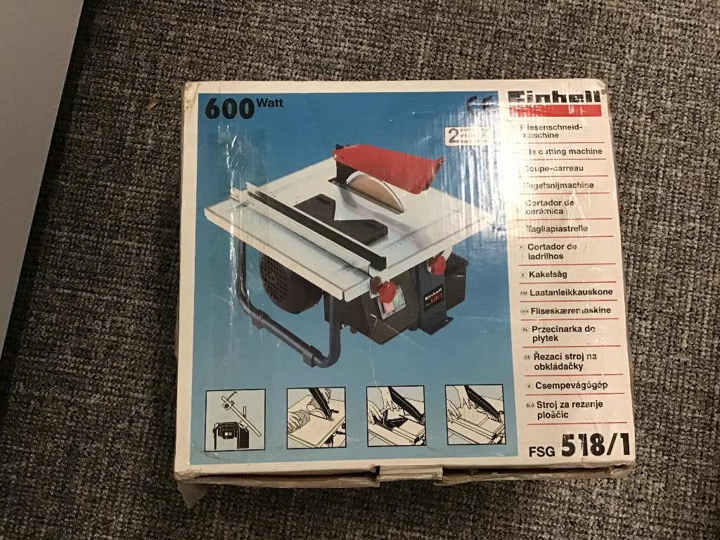 Tegelsnijmachine, Ophalen, Minder dan 30 mm, Overige typen, Zo goed als nieuw