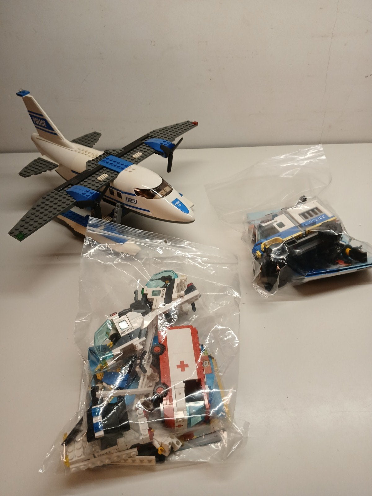 verzameling politie lego 6623, 2x 6642, 6688, 60276 en 7723, Ophalen of Verzenden