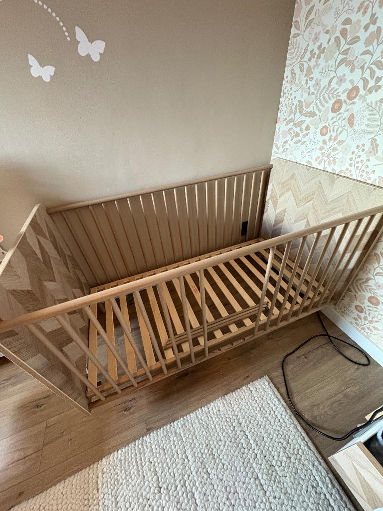 Kinderbed, Kinderen en Baby's, Kinderkamer | Bedden, Ophalen, 70 tot 85 cm, 140 tot 160 cm, Zo goed als nieuw