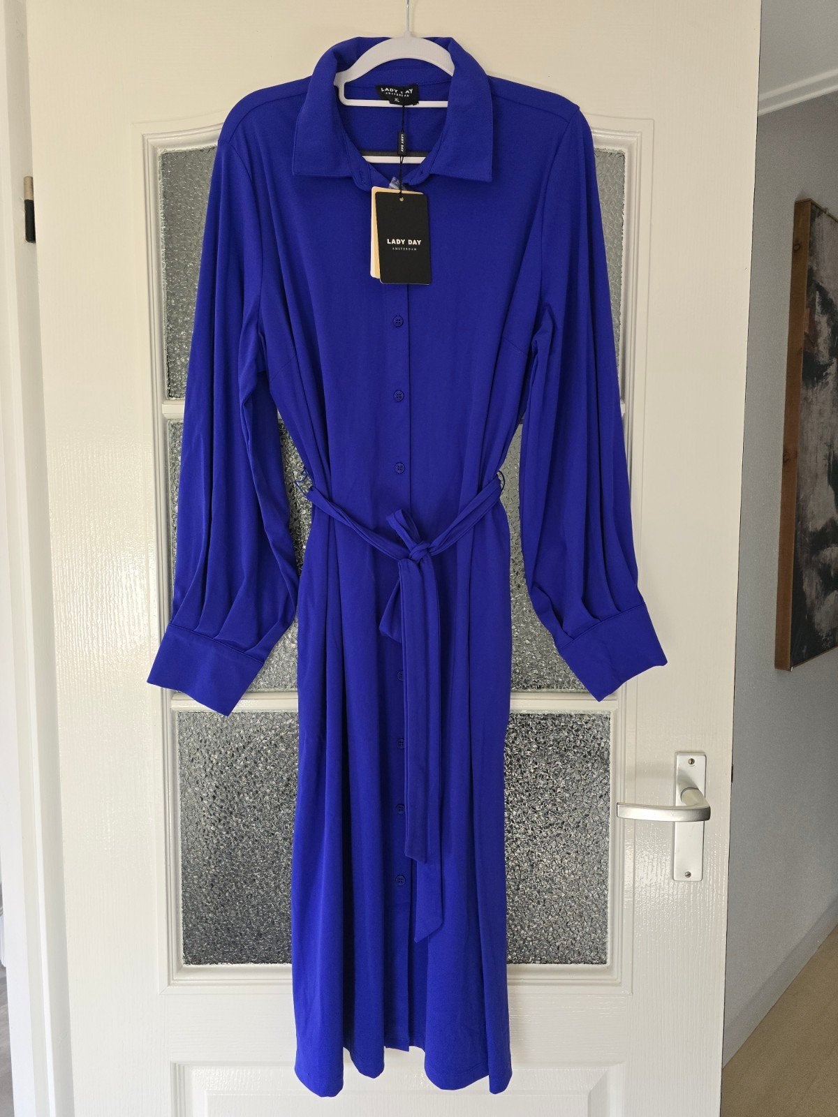 nieuw lady day travel jurk xl kobaltblauw, Kleding | Dames, Blauw, Maat 46/48 (XL) of groter, Nieuw, Ophalen of Verzenden