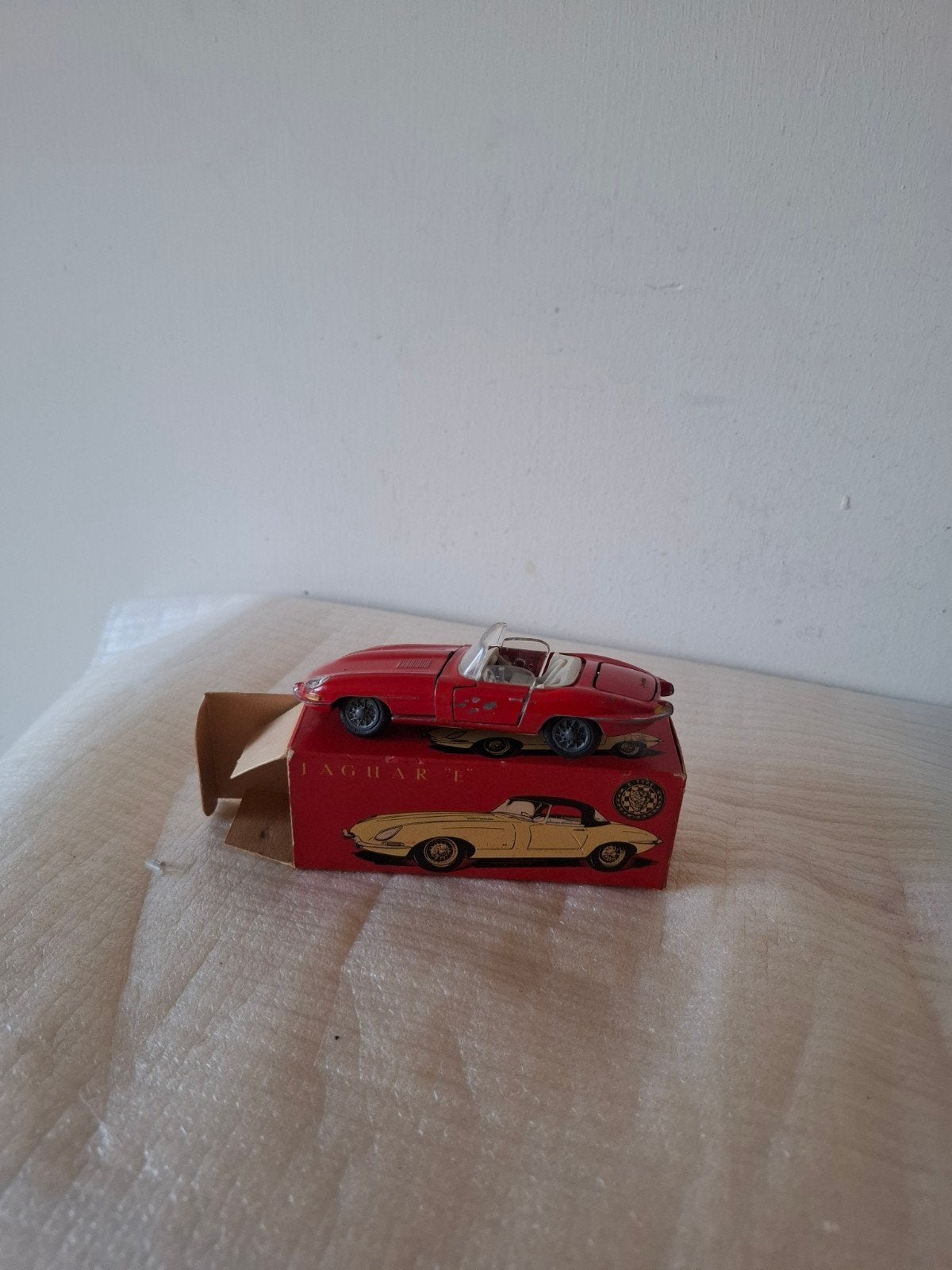 Tekno Denmark Jaguar E Type in OVP zie de foto's, Antiek en Kunst, Ophalen of Verzenden