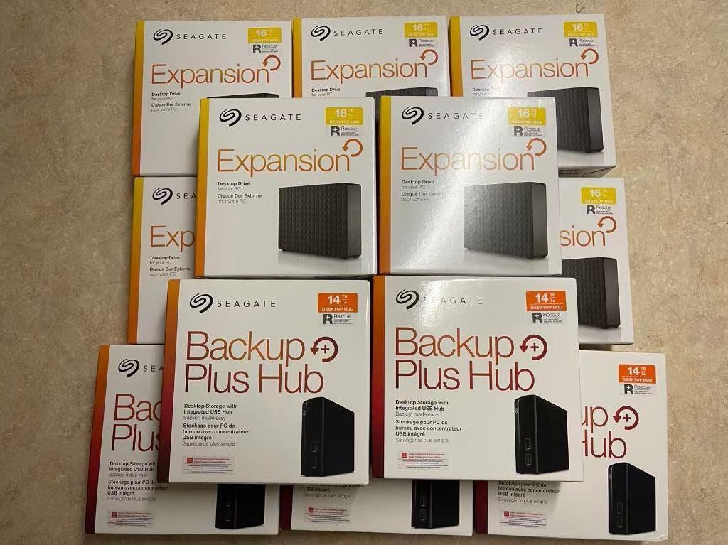 16TB en 14TB Seagate Harde schijven hard disk Sata 3,5inch, Seagate, HDD, Ophalen of Verzenden, Desktop