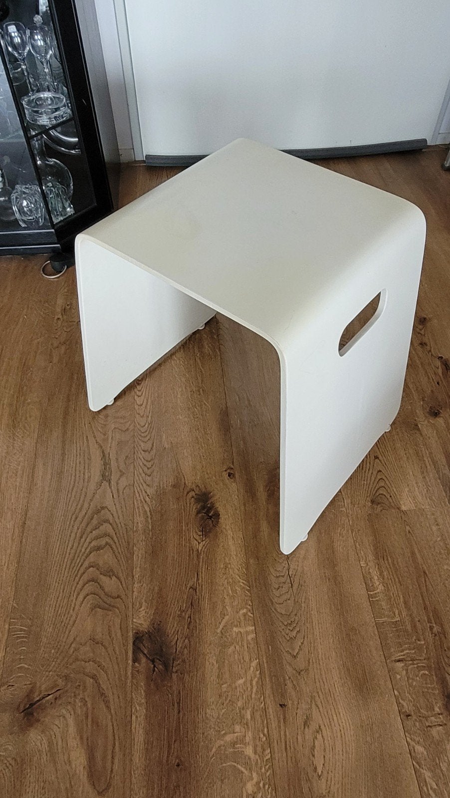 Ikea Benjamin kruk/bijzettafel - Wit, Ophalen, Gebruikt, Hout