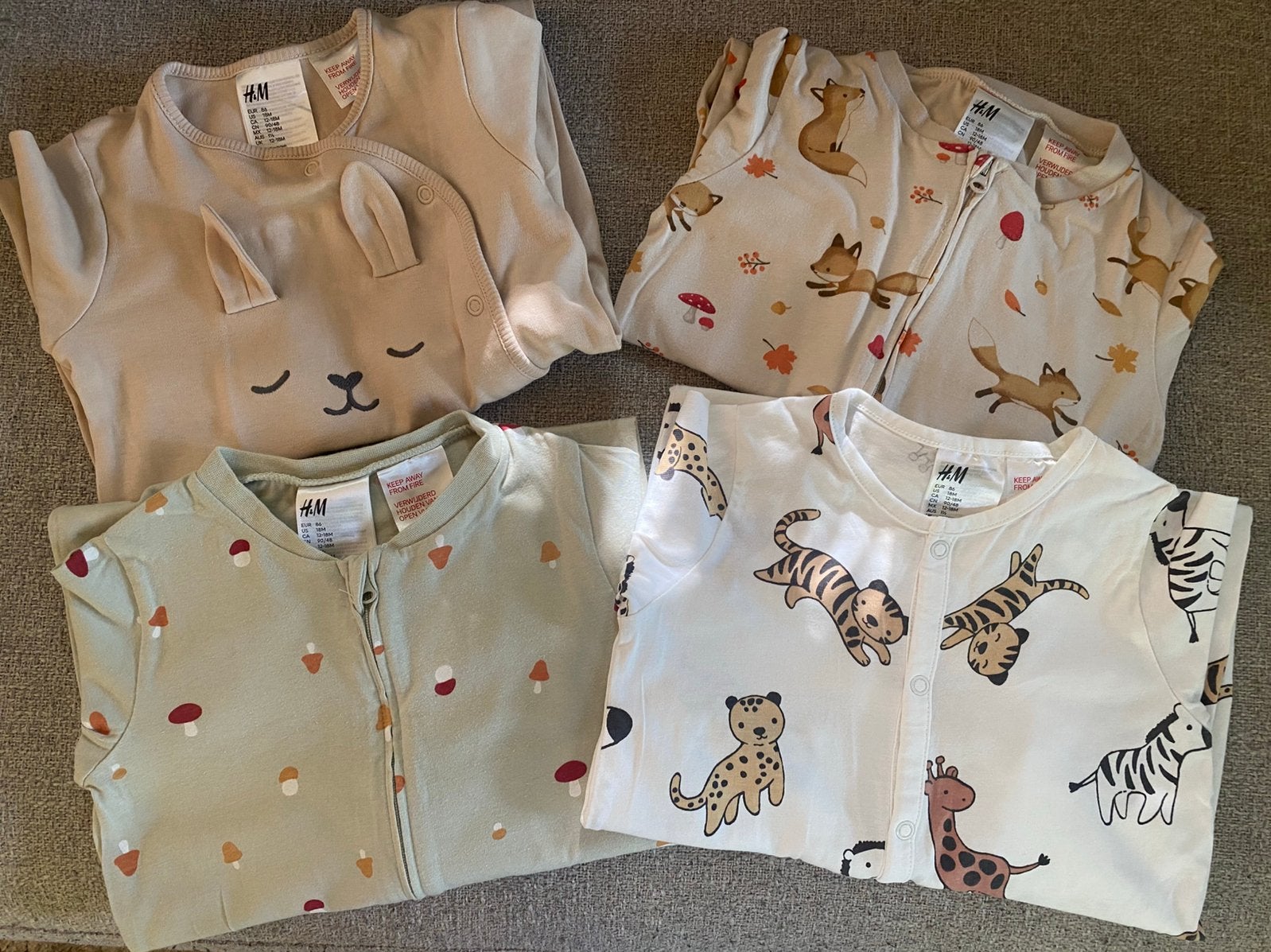 Ongebruikte H&M pyjama's - 4 stuks, Ophalen of Verzenden, Nieuw, Jongen of Meisje