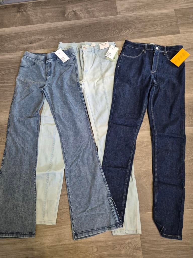 3 mooie meiden broeken maat 164 NIEUW, Kinderen en Baby's, Kinderkleding | Maat 164, Broek, Meisje, H&M, Nieuw