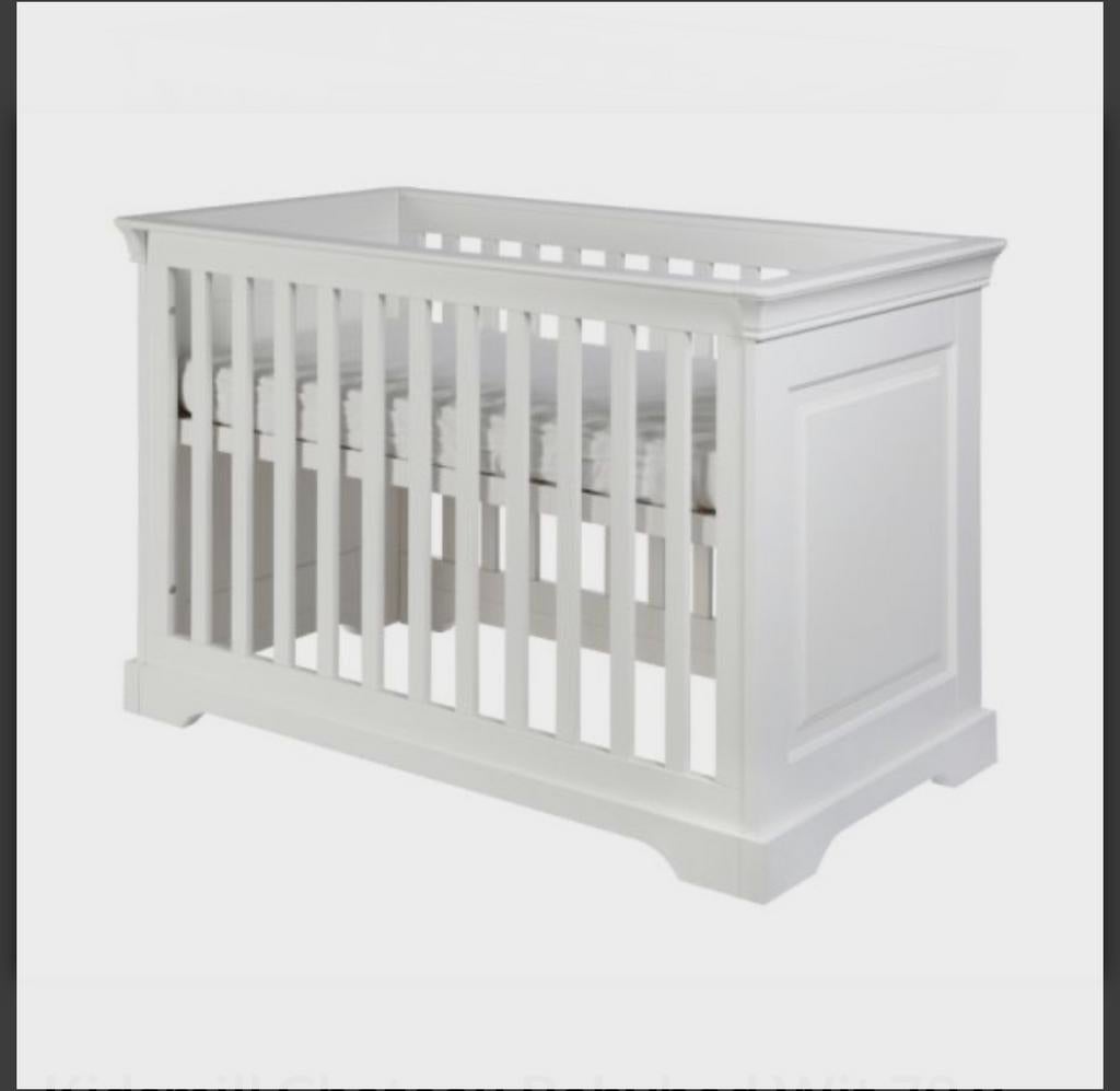 Kidsmill Chateau Babybed Wit 70 x 140 cm, Ophalen, Zo goed als nieuw, Jongetje of Meisje