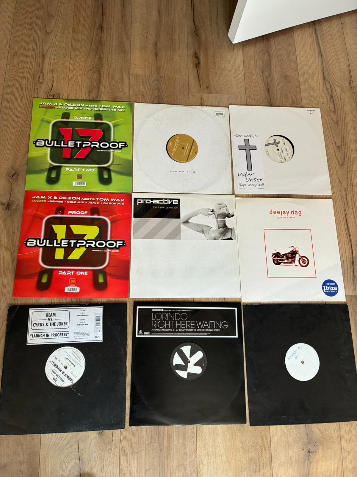 43 x vinyl trance hardtrance early hardstyle, LP, Gebruikt, Trance, Ophalen of Verzenden