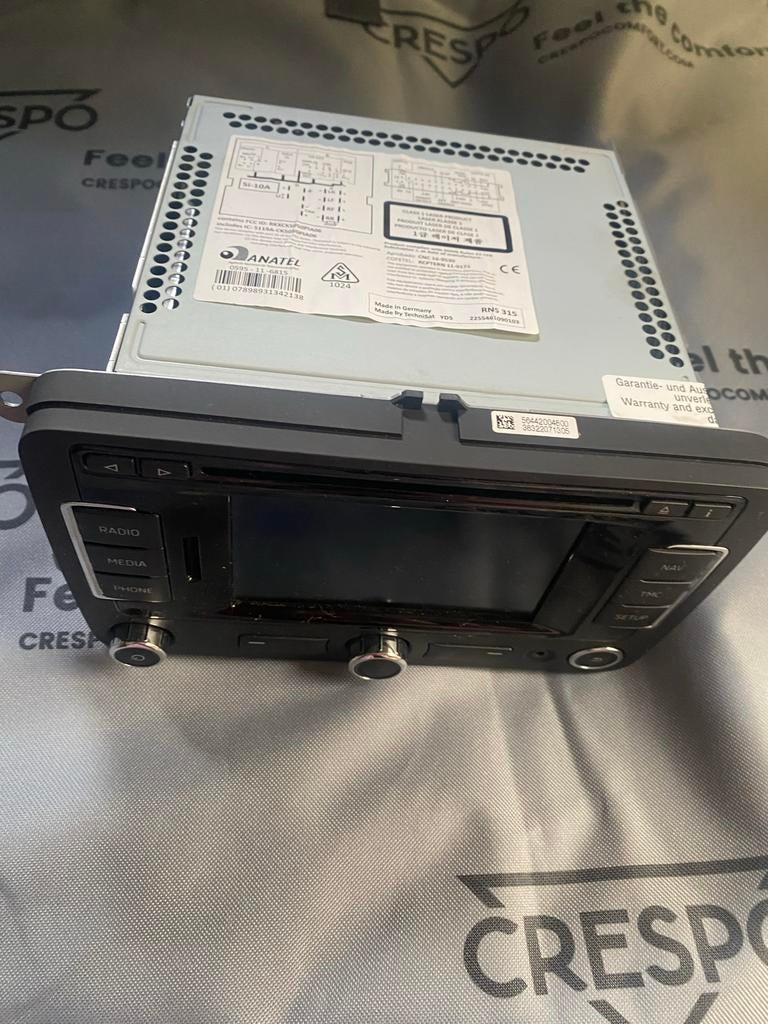 Volkswagen RNS 315 Navigatiesysteem Radio Media, Auto diversen, Autoradio's, Ophalen of Verzenden, Zo goed als nieuw