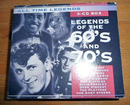 3 CD BOX Legends Of The 60's And 70's, Ophalen of Verzenden