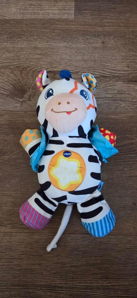 VTech Knuffelrock Zebra - Interactieve Knuffel, Ophalen, Overige merken, Met geluid, Overige typen