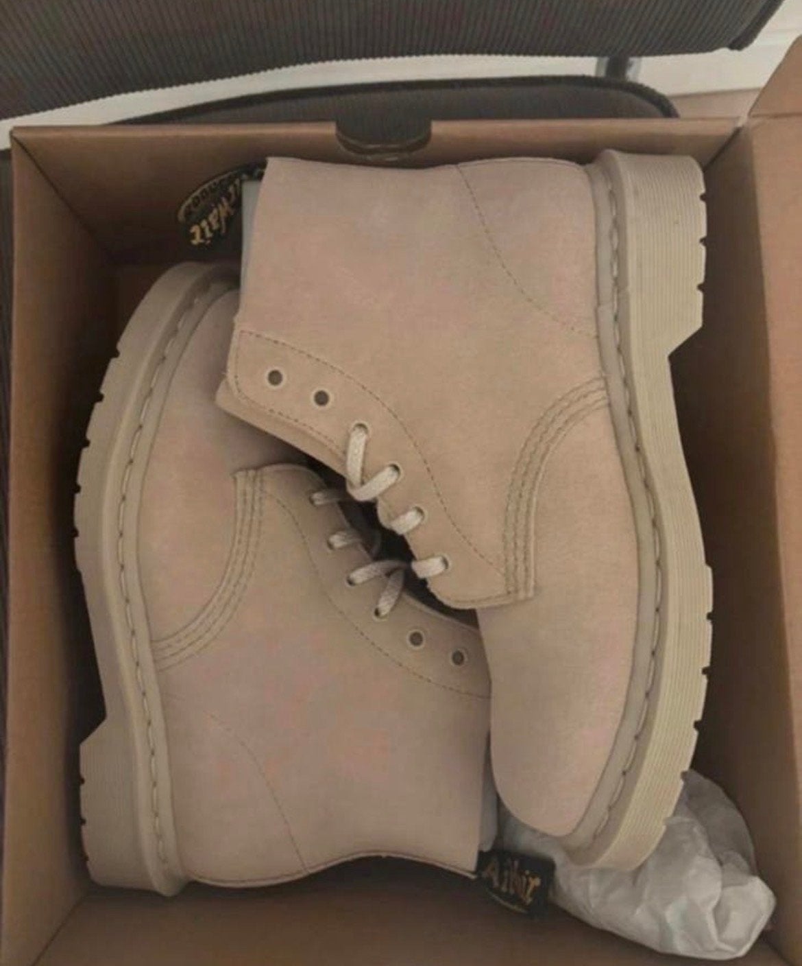 Dr. Martens 101 Mono Warm Sand Laarzen - Maat 37, Verzenden, Beige, Lage of Enkellaarzen, Nieuw