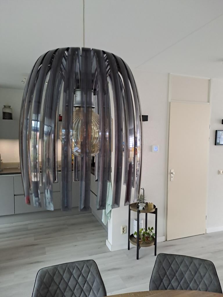 Koziol hanglamp Josephine M grijs, Ophalen, Zo goed als nieuw, Kunststof