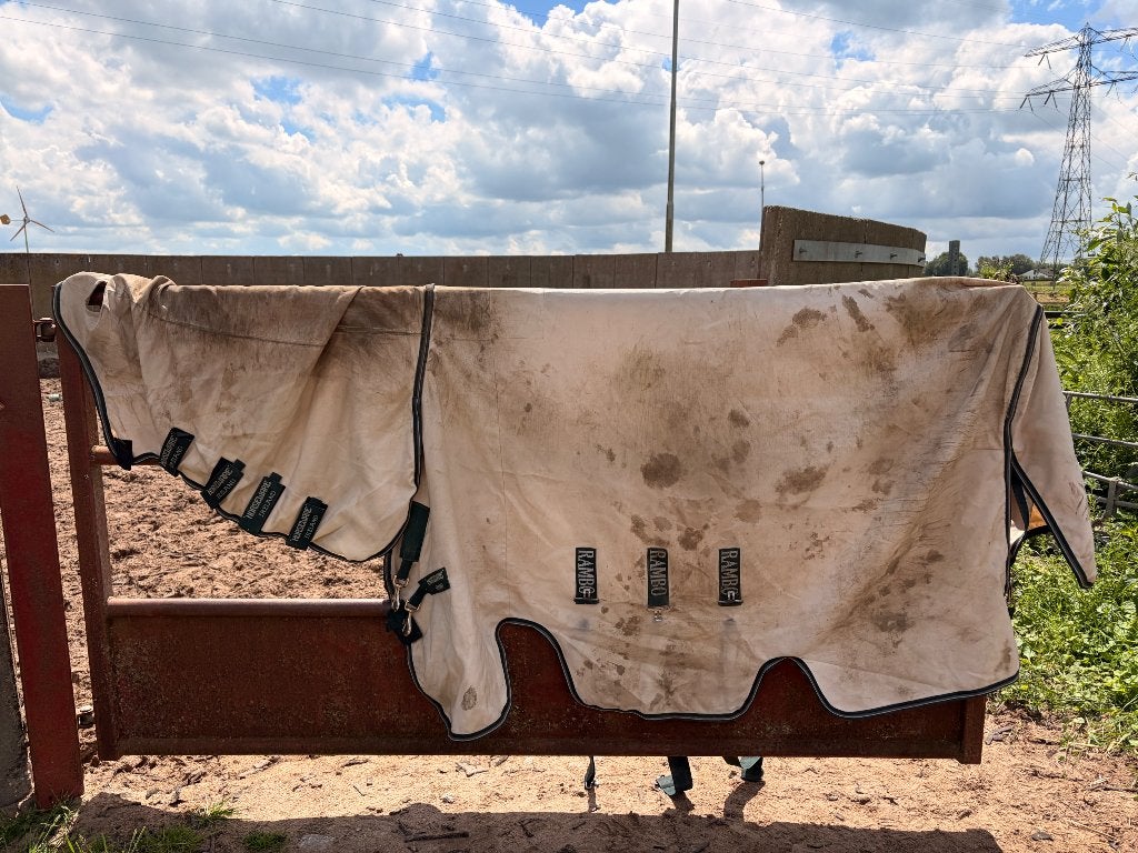 Horseware eczeemdeken hoody 125/175, Dieren en Toebehoren, Gebruikt, Ophalen of Verzenden, Eczeemdeken, Horseware