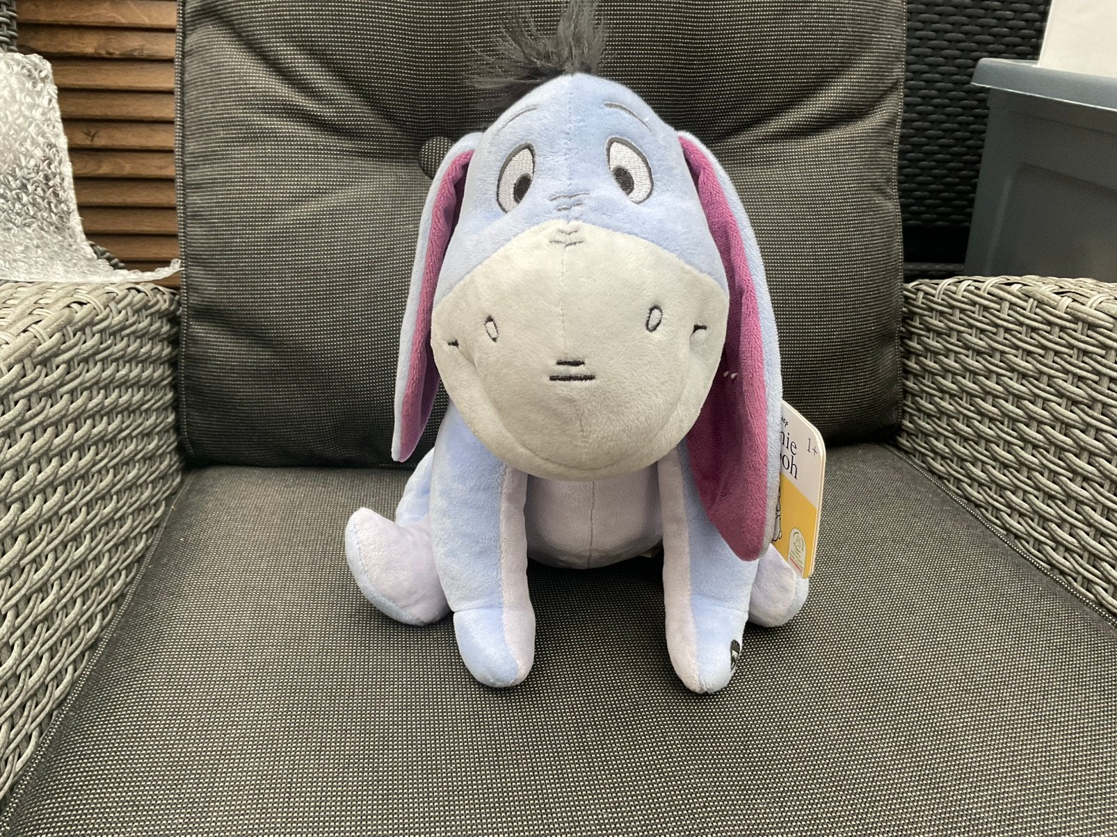 Nieuwe Disney Ieoor of Eeyore knuffel met kaartje eraan, Ophalen, Winnie de Poeh of vrienden, Nieuw, Knuffel