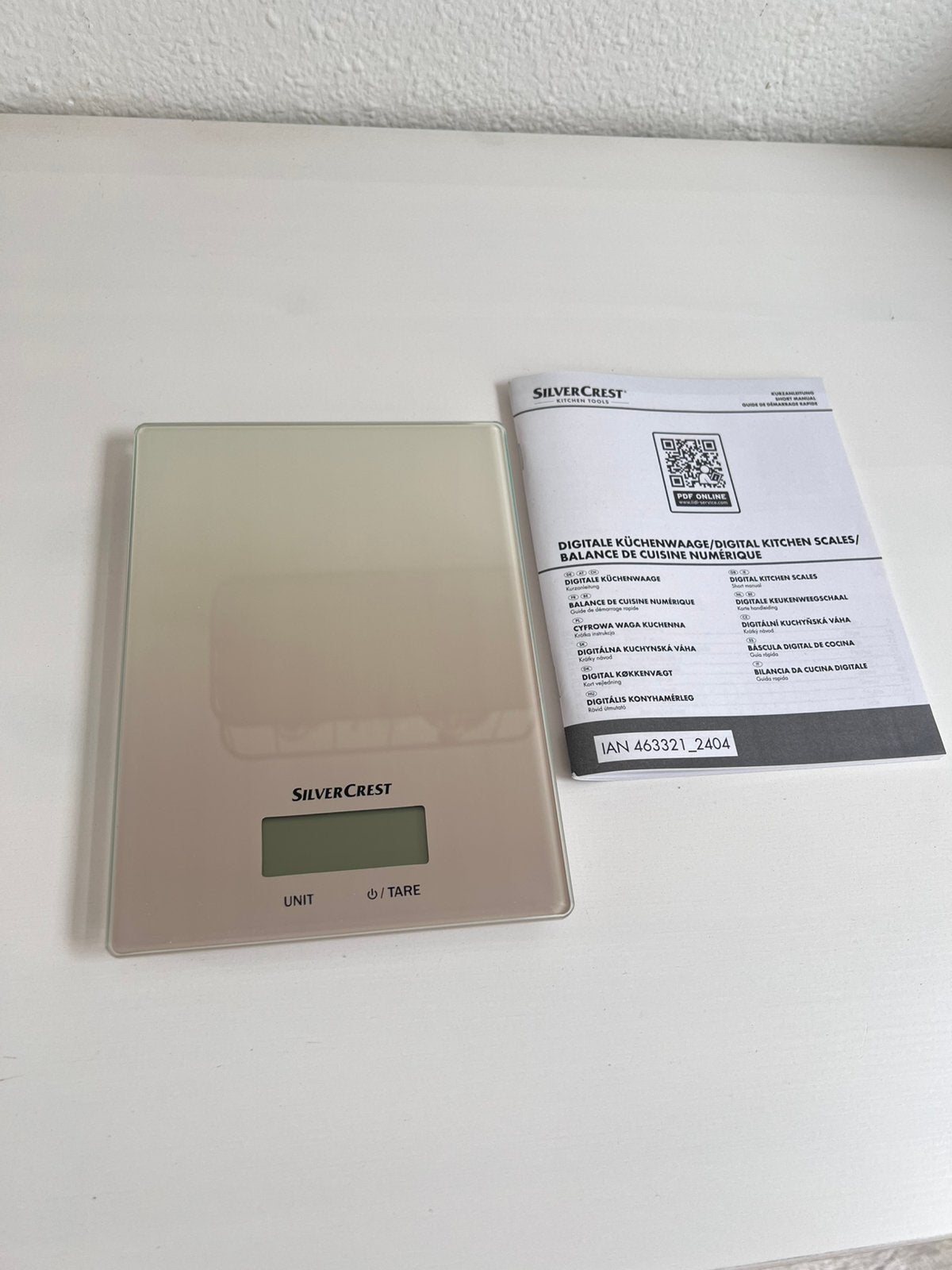 SilverCrest weegschaal beige. Nieuw!, Witgoed en Apparatuur, Keukenweegschaal, Verzenden, Nieuw, 100 kg of meer