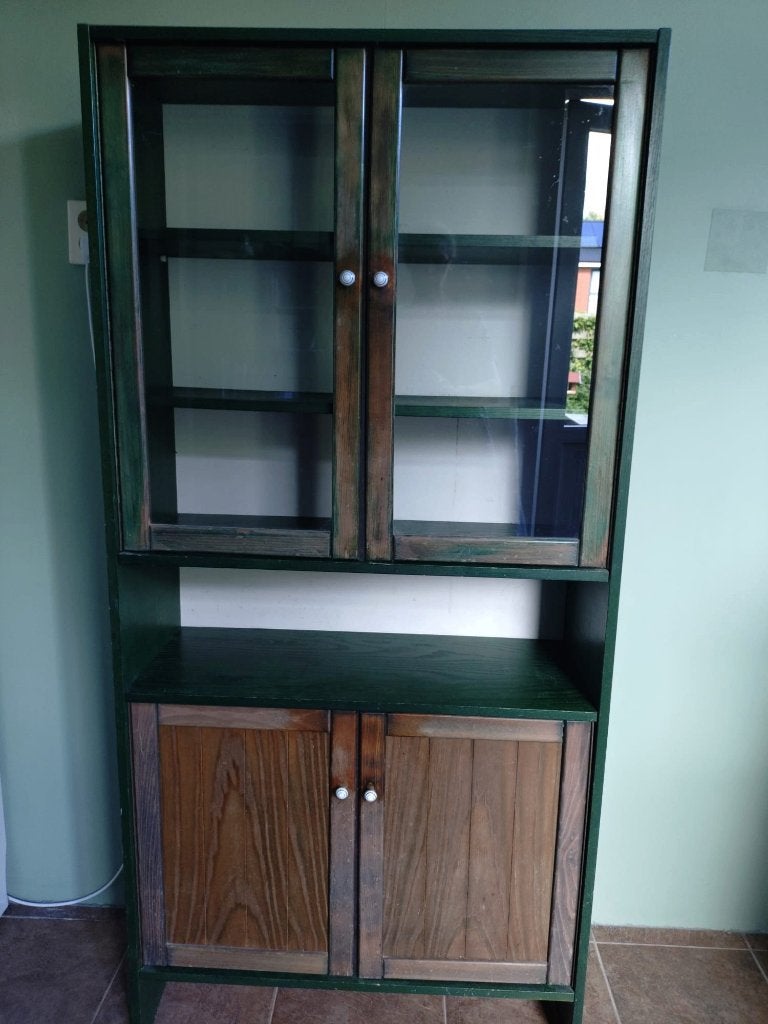 Creafort, vitrinekast, Huis en Inrichting, Kasten | Vitrinekasten, Landelijk, scandinavisch, 150 tot 200 cm, 25 tot 50 cm, Gebruikt