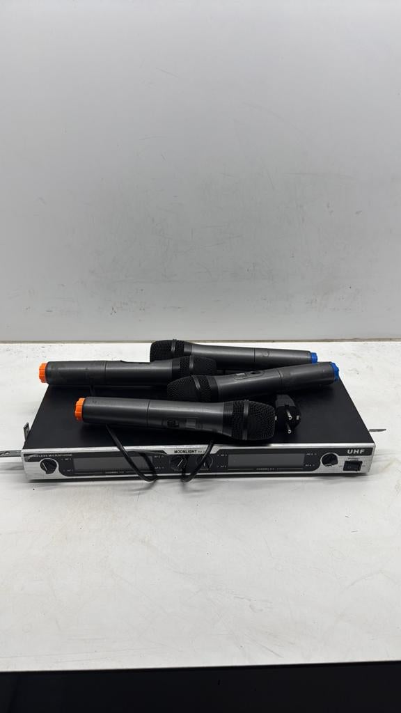 Draaloze microfoon set van 4 stuks, Muziek en Instrumenten, Microfoons, Ophalen of Verzenden, Zo goed als nieuw, Zangmicrofoon