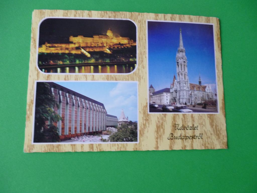 ansichtkaart Budapest meerluik Hongarije, Verzamelen, Ansichtkaarten | Buitenland, Ophalen of Verzenden, 1980 tot heden, Gelopen
