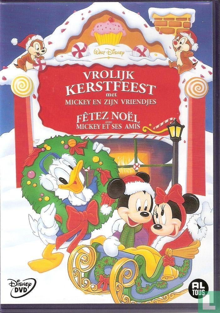 Vrolijk Kerstfeest Met Mickey En Zijn Vrienden Walt Disney, Tekenfilm, Ophalen of Verzenden, Zo goed als nieuw, Alle leeftijden