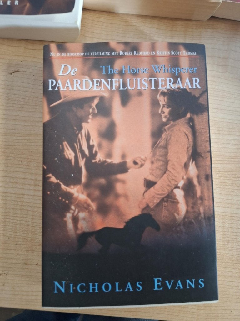 boek de paardenfluisteraar- Nicolas Evans, Ophalen of Verzenden, Zo goed als nieuw