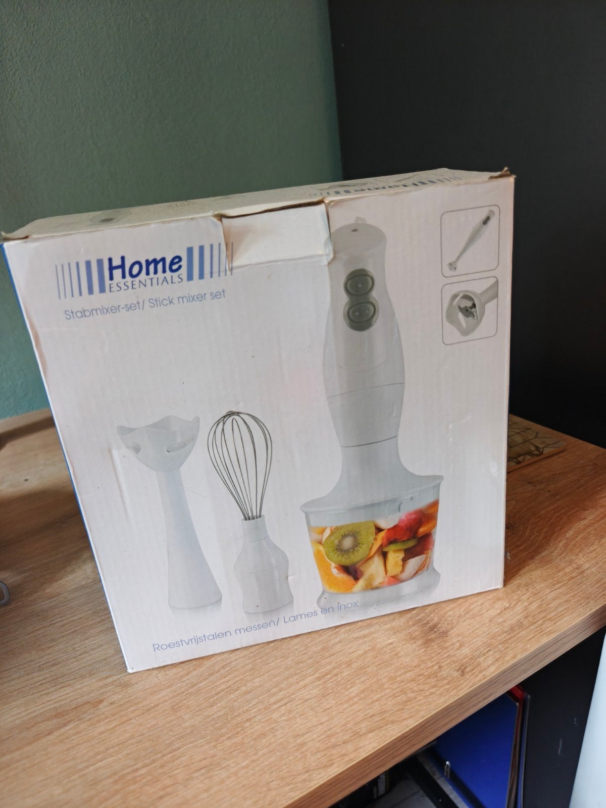 Home Essentials Stabmixer-set / Stick mixer set, Ophalen of Verzenden, Zo goed als nieuw