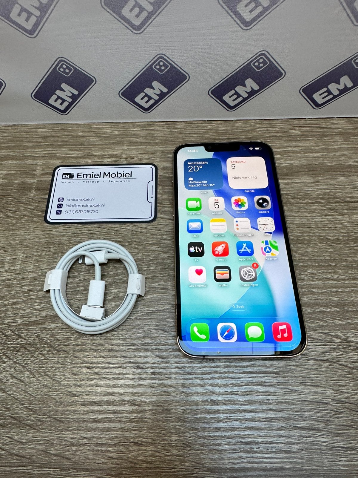 iPhone 13 Pro Max - 256GB / batterij 100% / garantie, 256 GB, Ophalen of Verzenden, Zonder simlock, Goud