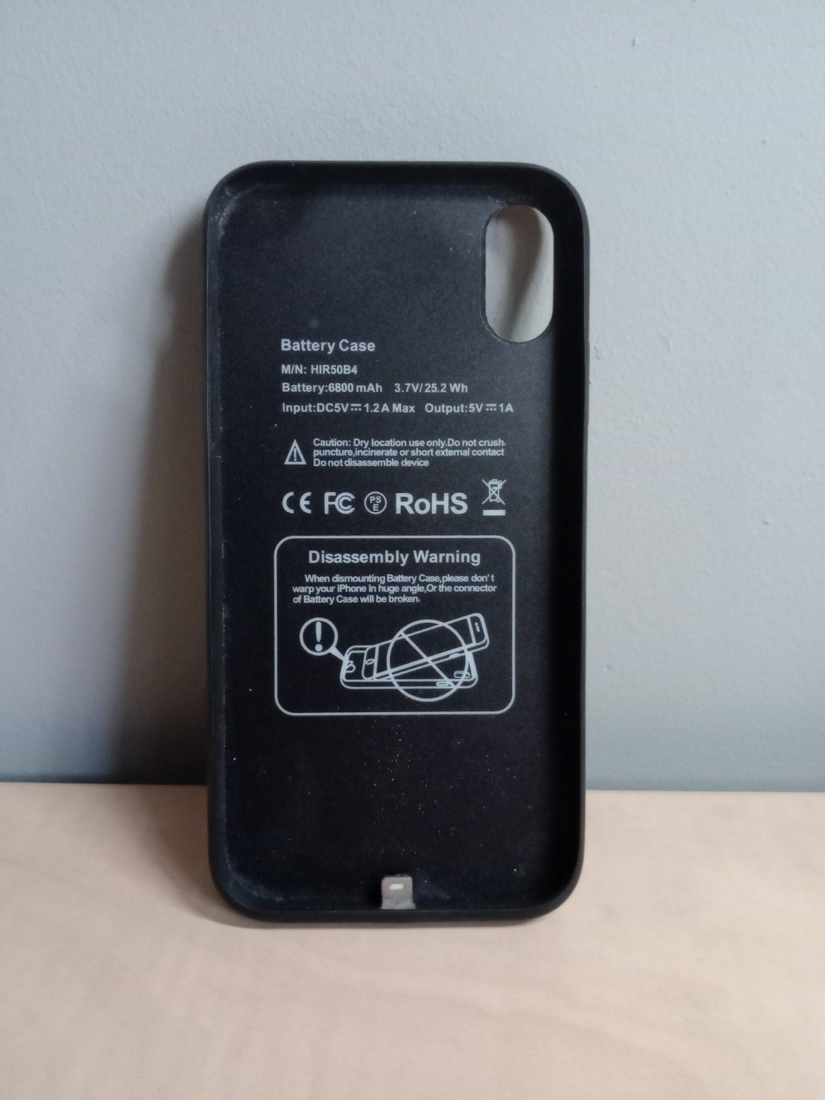 Battery Case voor iPhone XR - Zwart, Kunststof, Ophalen of Verzenden, Schokbestendig, IPhone XR