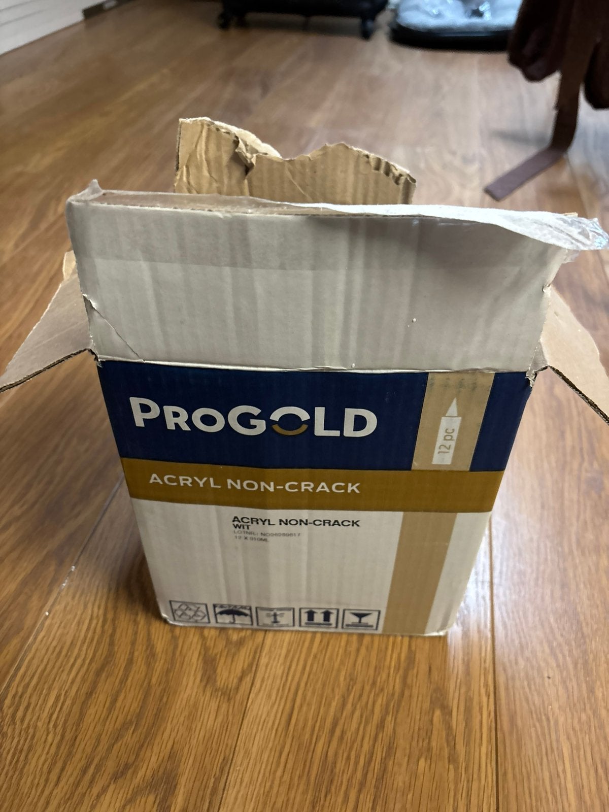 Progold Acryl Non-Crack Kit - Wit (9 stuks), Minder dan 5 liter, Ophalen of Verzenden, Nieuw, Wit