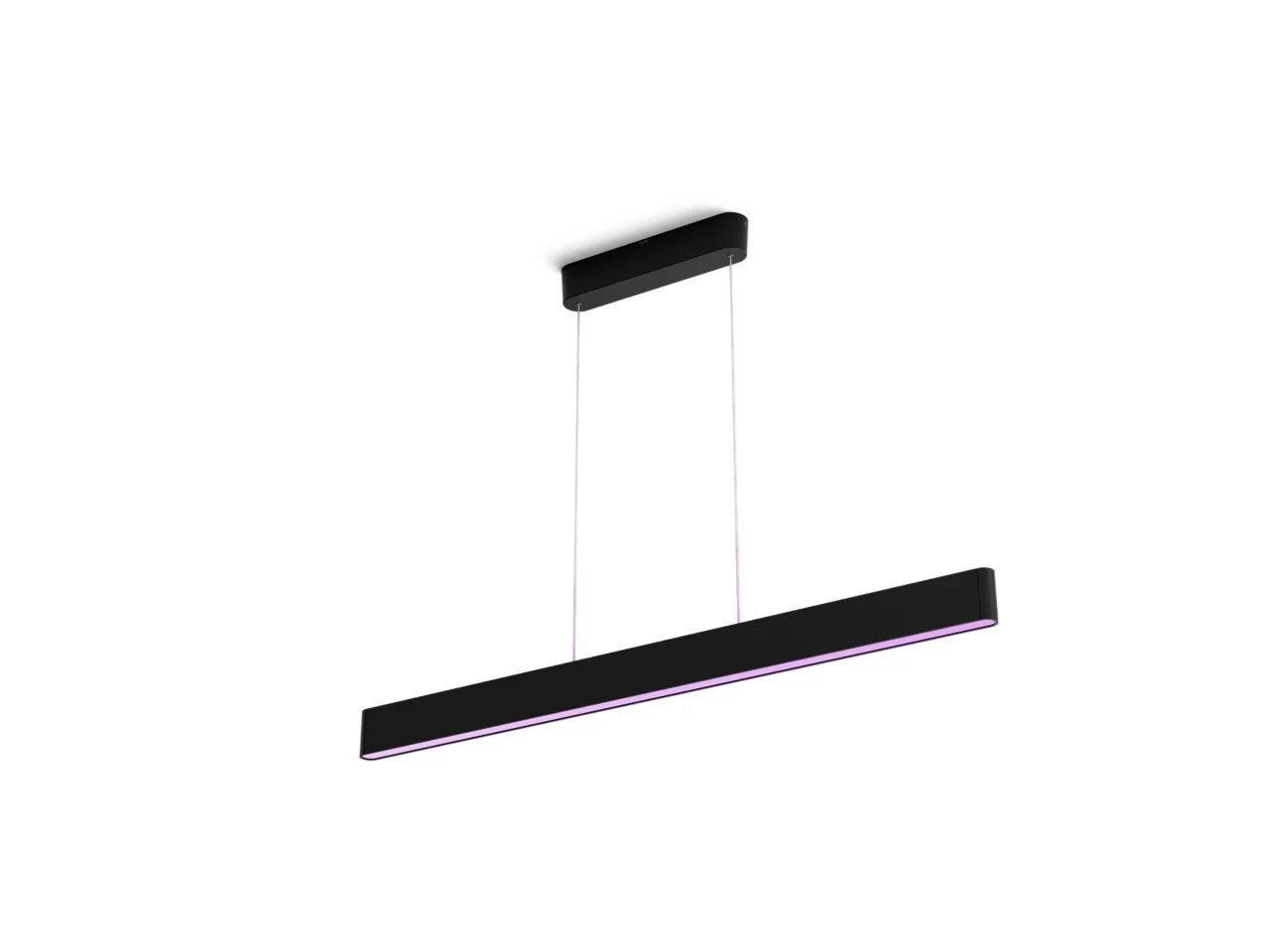 Moderne Zwarte LED Hanglamp - Strak Design, Huis en Inrichting, Ophalen of Verzenden, Nieuw, Metaal, Overige fittingen