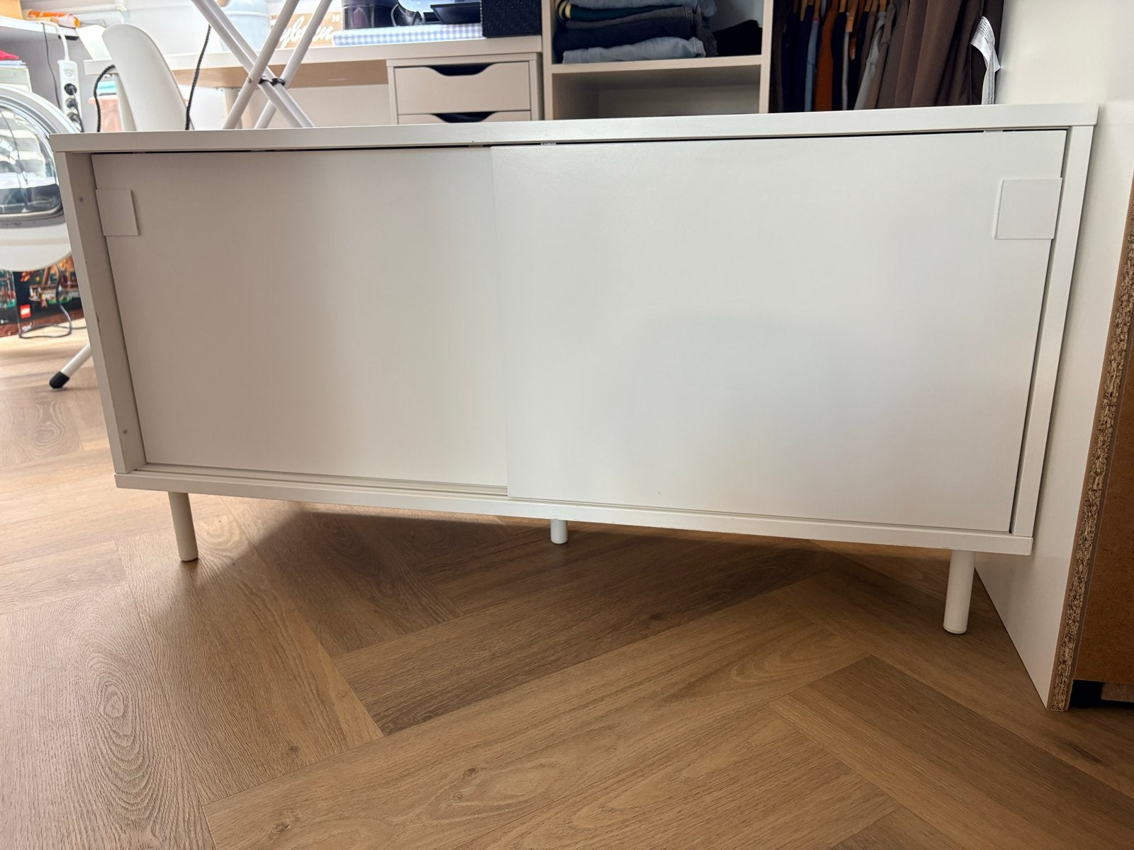 IKEA MACKAPÄR opbergbank /schoenenkast met schuifdeuren, Ophalen, Gebruikt