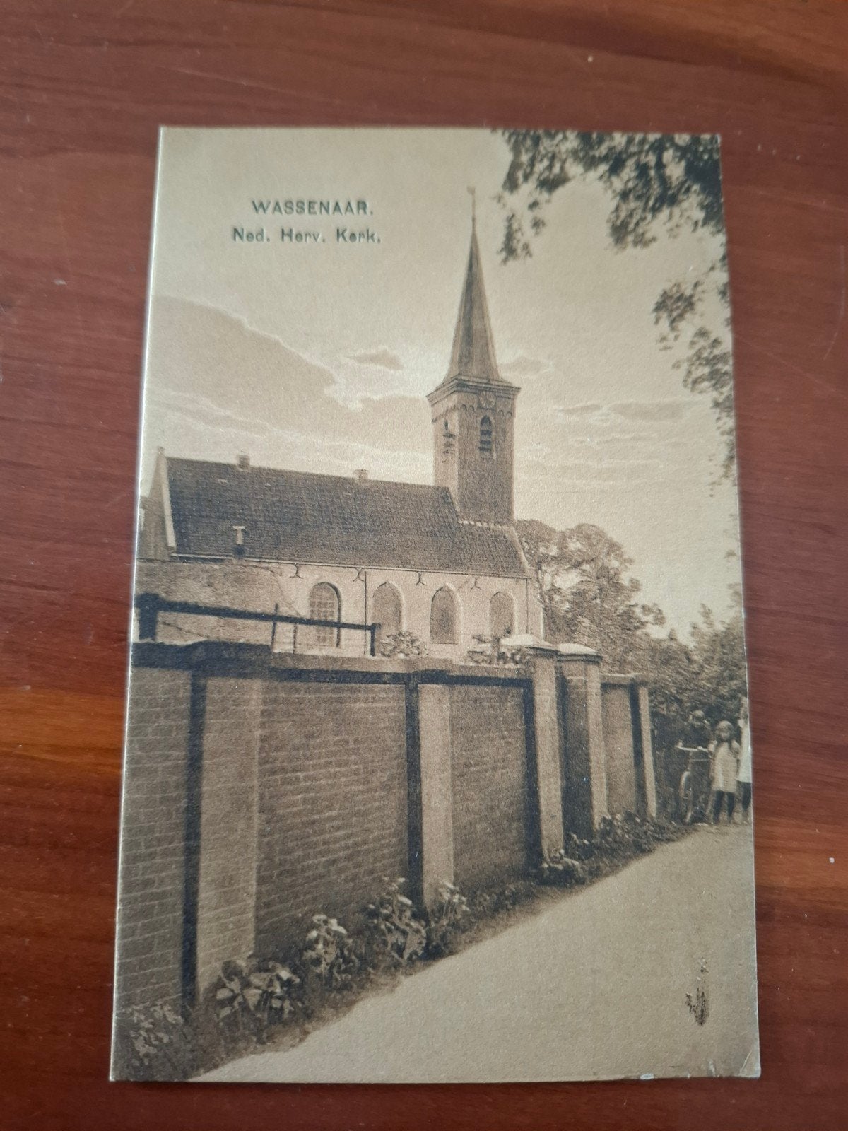 Oude Ansichtkaart Wassenaar Ned. Herv. Kerk Ongelopen, Verzamelen, Ophalen of Verzenden, Voor 1920, Ongelopen, Zuid-Holland