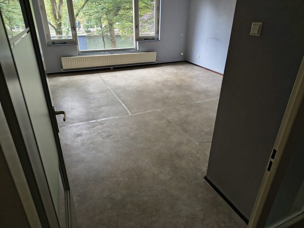 Stukken vloerzeil (3 soorten), Huis en Inrichting, Ophalen, Gebruikt, Beige, Vinyl