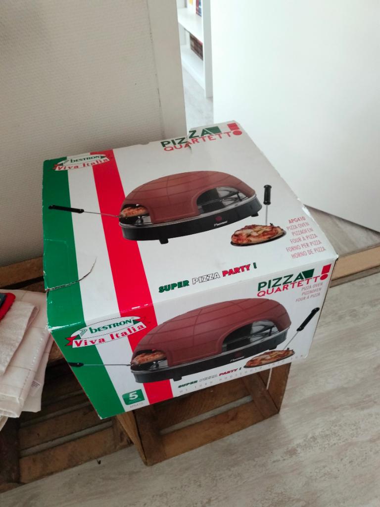 Pizza Party mini, Witgoed en Apparatuur, Ovens, Ophalen, Minder dan 45 cm, Minder dan 45 cm, Pizzaoven
