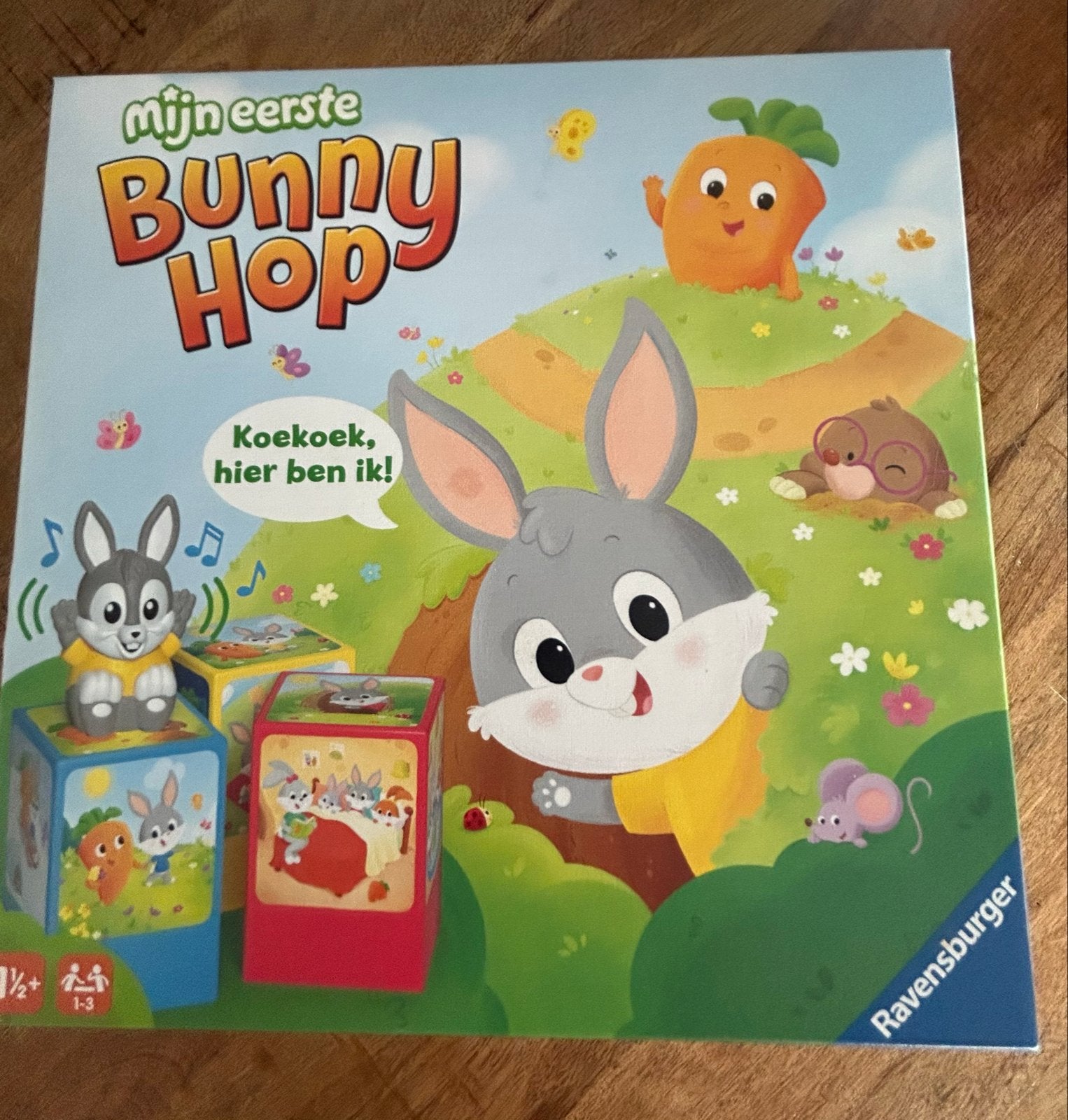 Mijn eerste Bunny Hop - Ravensburger. Nieuw!, Een of twee spelers, Ophalen of Verzenden, Zo goed als nieuw