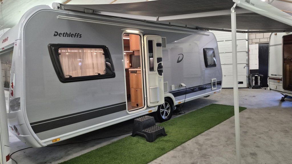 Vol opties Dethleffs 560FR Leveler systeem, airco, mover., Caravans en Kamperen, Caravans, Bedrijf, Schokbreker, Overige typen