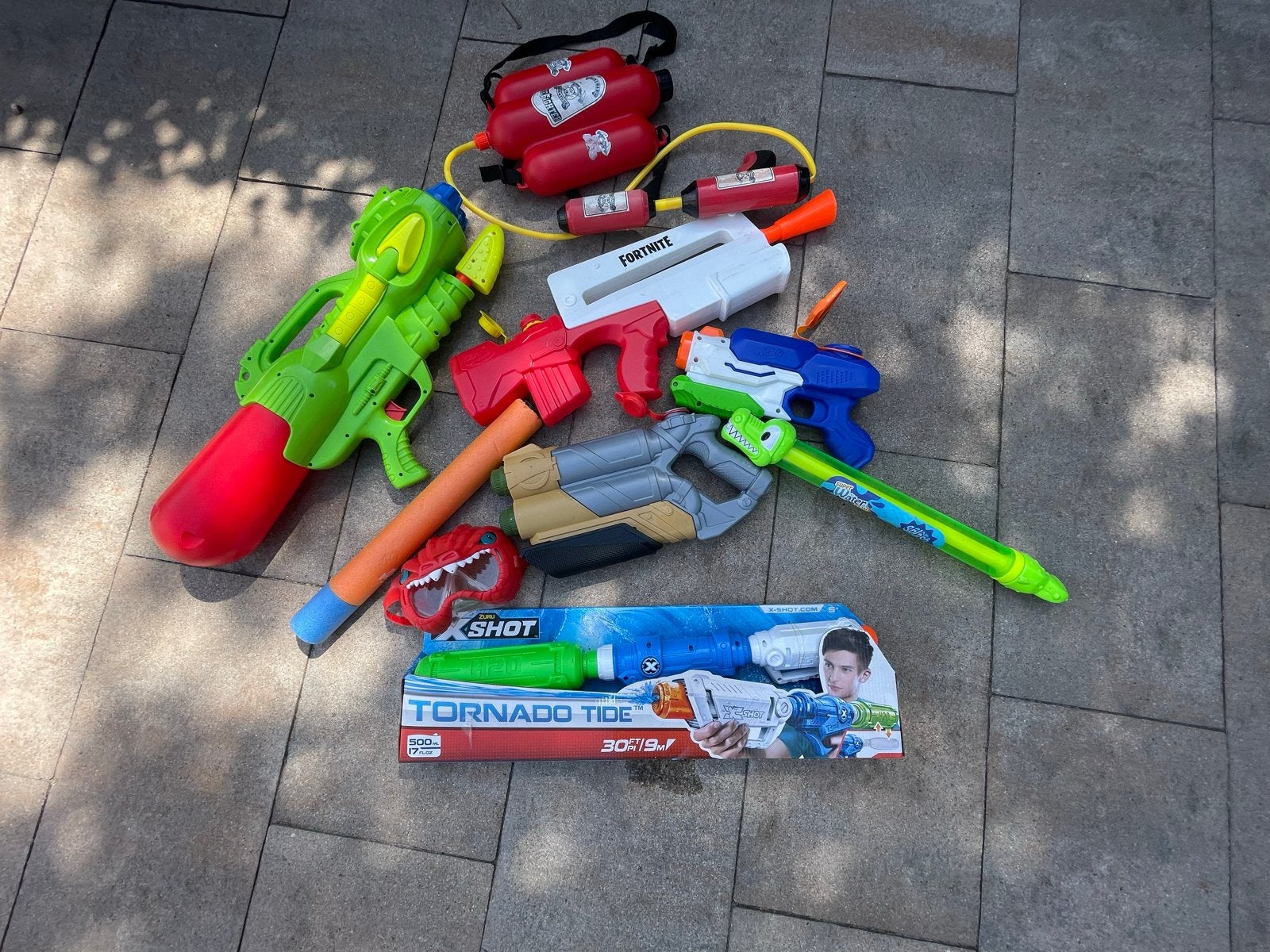 Grote collectie waterpistolen, waaronder Fortnite waterblast, Ophalen, Gebruikt, Jongen of Meisje