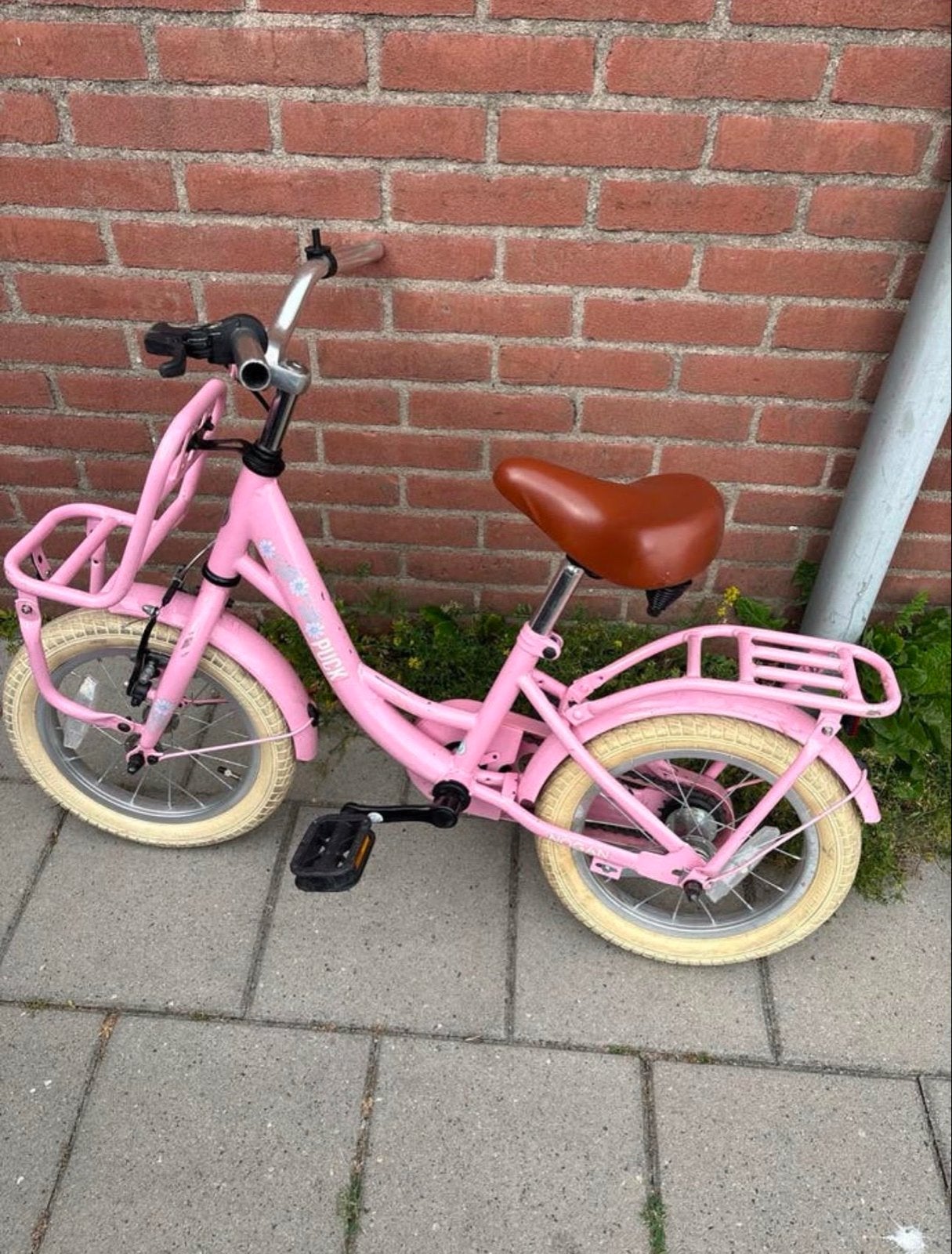 Leuke roze kinderfiets Puky, Fietsen en Brommers, Fietsen | Kinderfietsjes, Ophalen, Gebruikt, Terugtraprem, Minder dan 16 inch