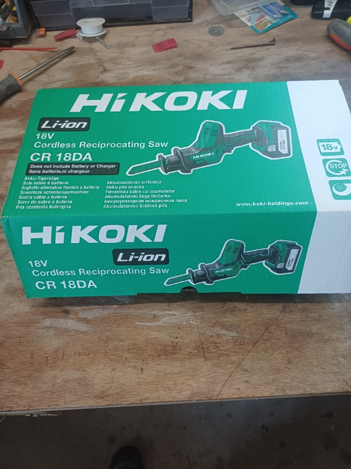 Hikoki CR18DA 18V Accu Reciprozaag - Nieuw in doos, Ophalen of Verzenden