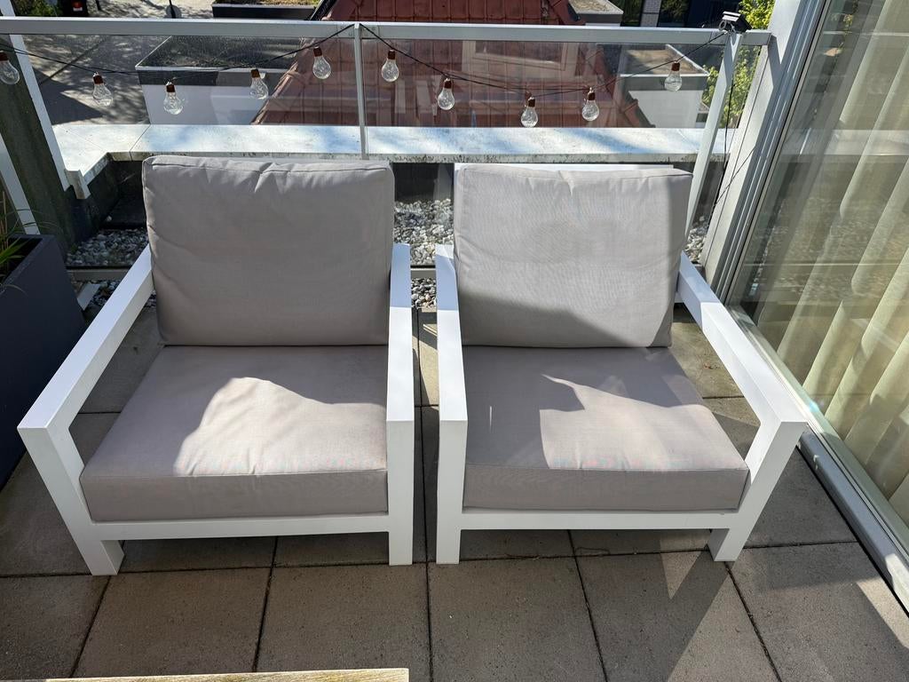 Tuinset LIFE, Tuin en Terras, Tuinsets en Loungesets, Ophalen, 4 zitplaatsen, Gebruikt, Aluminium
